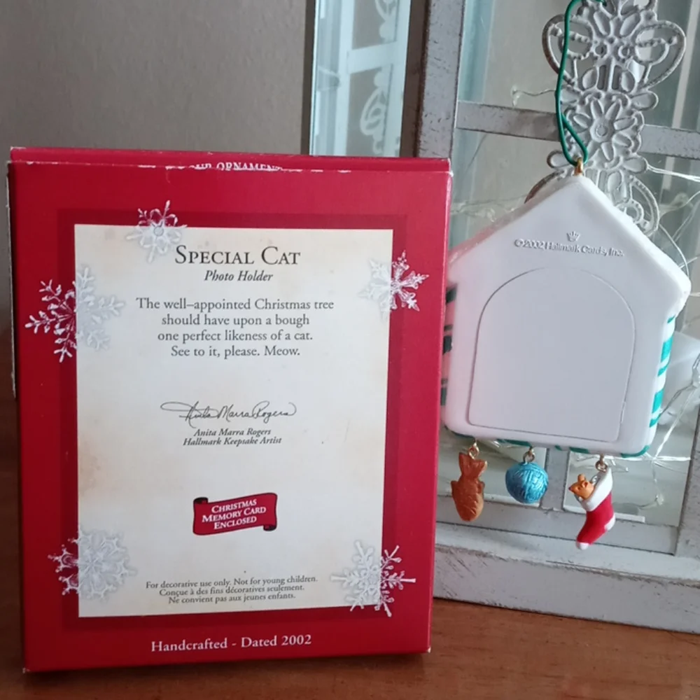 Hallmark Special Cat Photo Ornament